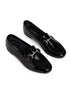 Mocasín Negro Charol Herraje 18353